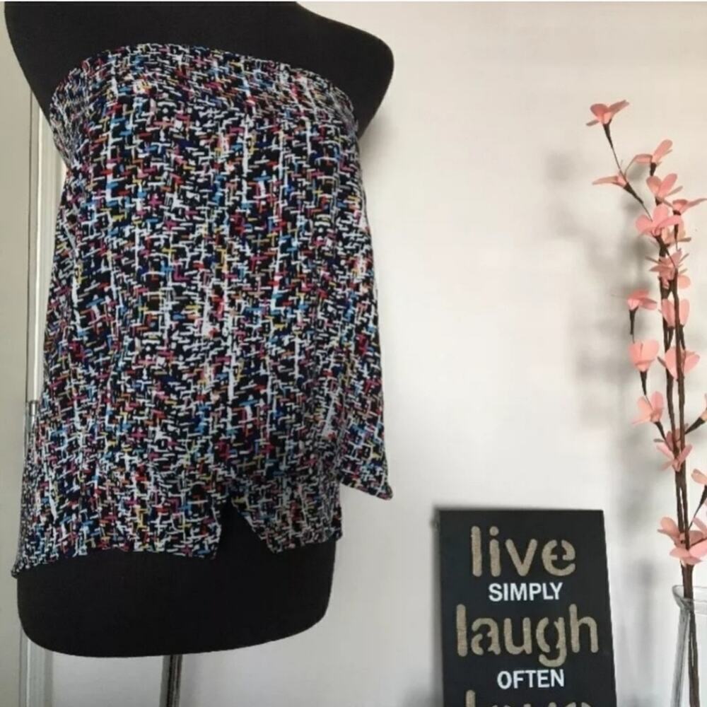 Cabi 4 in 1 Reversable Skirt/Sleeveless Blouse Transitional Strapless Blouse Top - Picture 13 of 15
